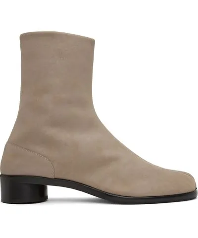 Maison Margiela Gray Tabi Ankle Boots