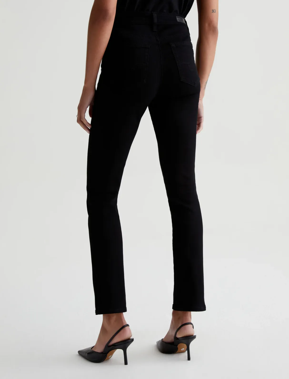 MARI HIGH RISE STRAIGHT IN OPULENT BLACK