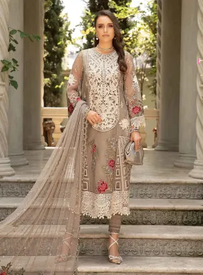 Maria B Luxury Embroidered Lawn Eid Edit-II 3 Piece Unstitched Suit MB24EE2 D-01