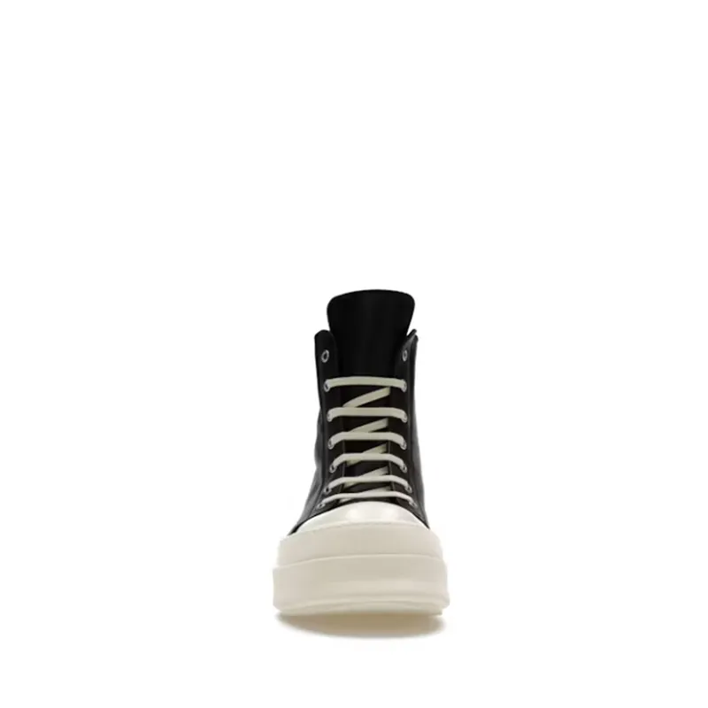 Men’s All-Season Canvas Shoes, Black Mid-Top 