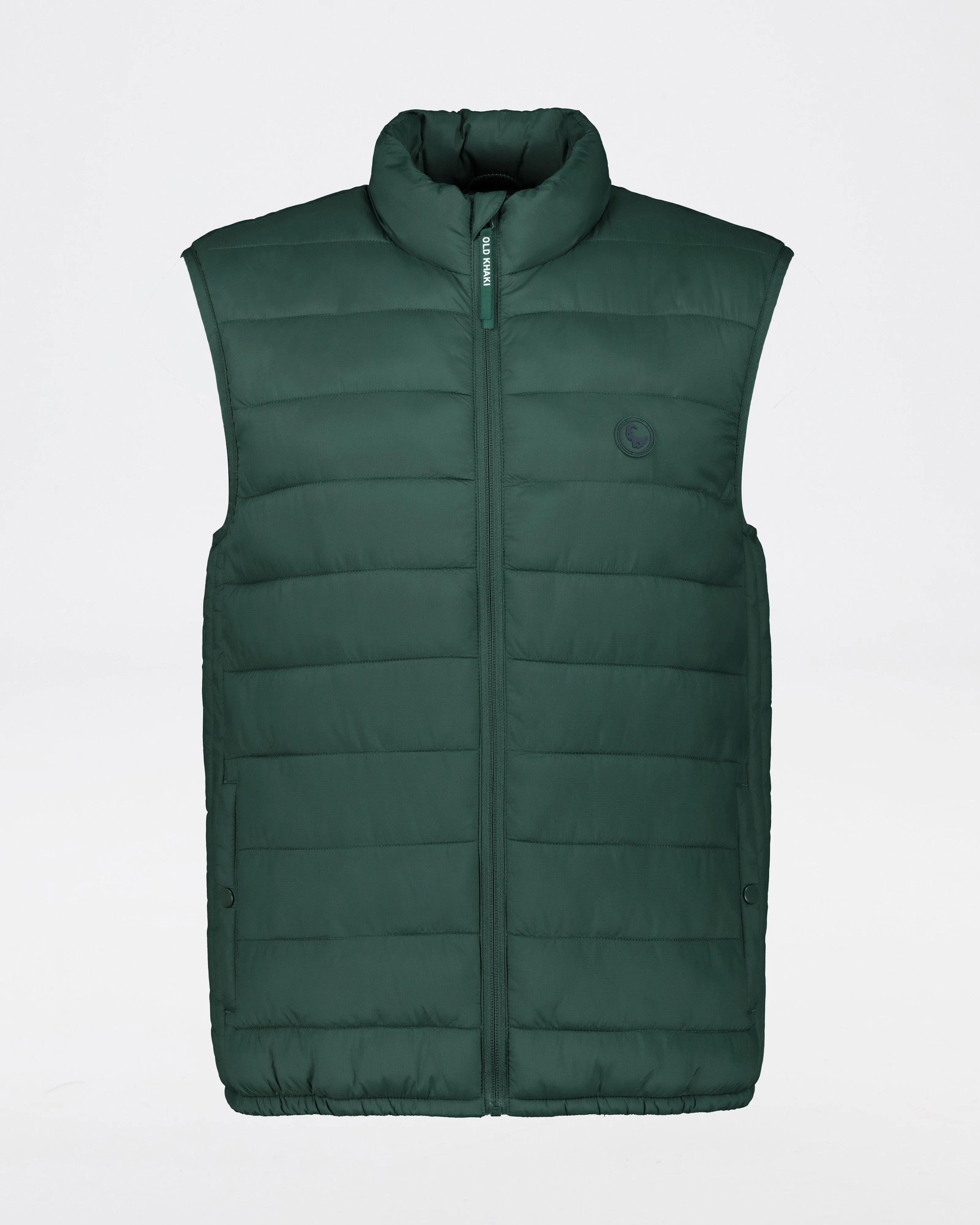 Men’s Caleb Rib Stop Quilted Gilet | Old Khaki