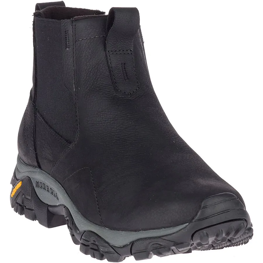 Merrell Mens Moab Adventure Chelsea Waterproof Slip On Boots-Black