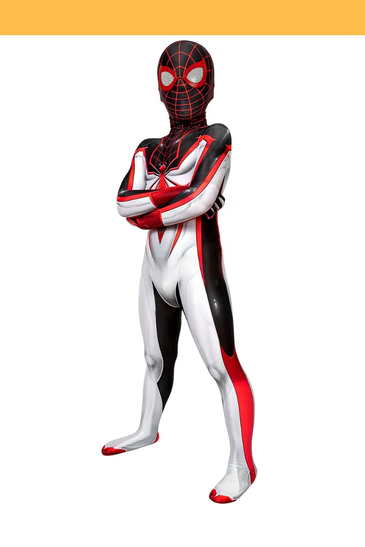 Miles Morales PS5 TRACK Suit Kids Size Digital Printed Cosplay Costume