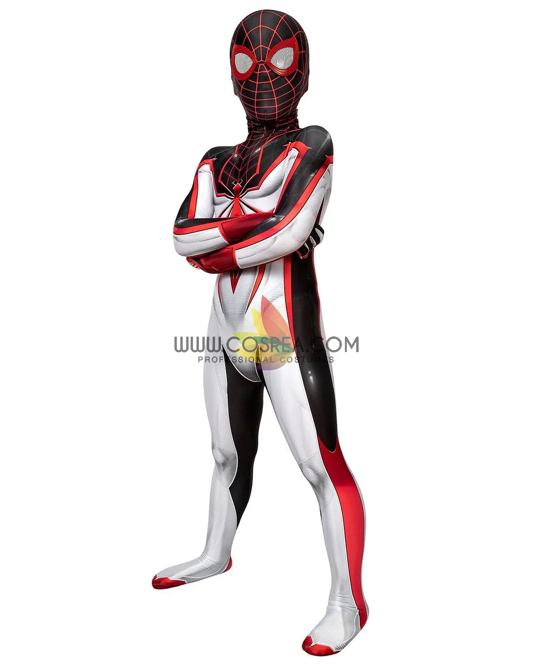 Miles Morales PS5 TRACK Suit Kids Size Digital Printed Cosplay Costume