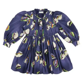 Morley Child Girl Trudy Dress Bell Print Blue