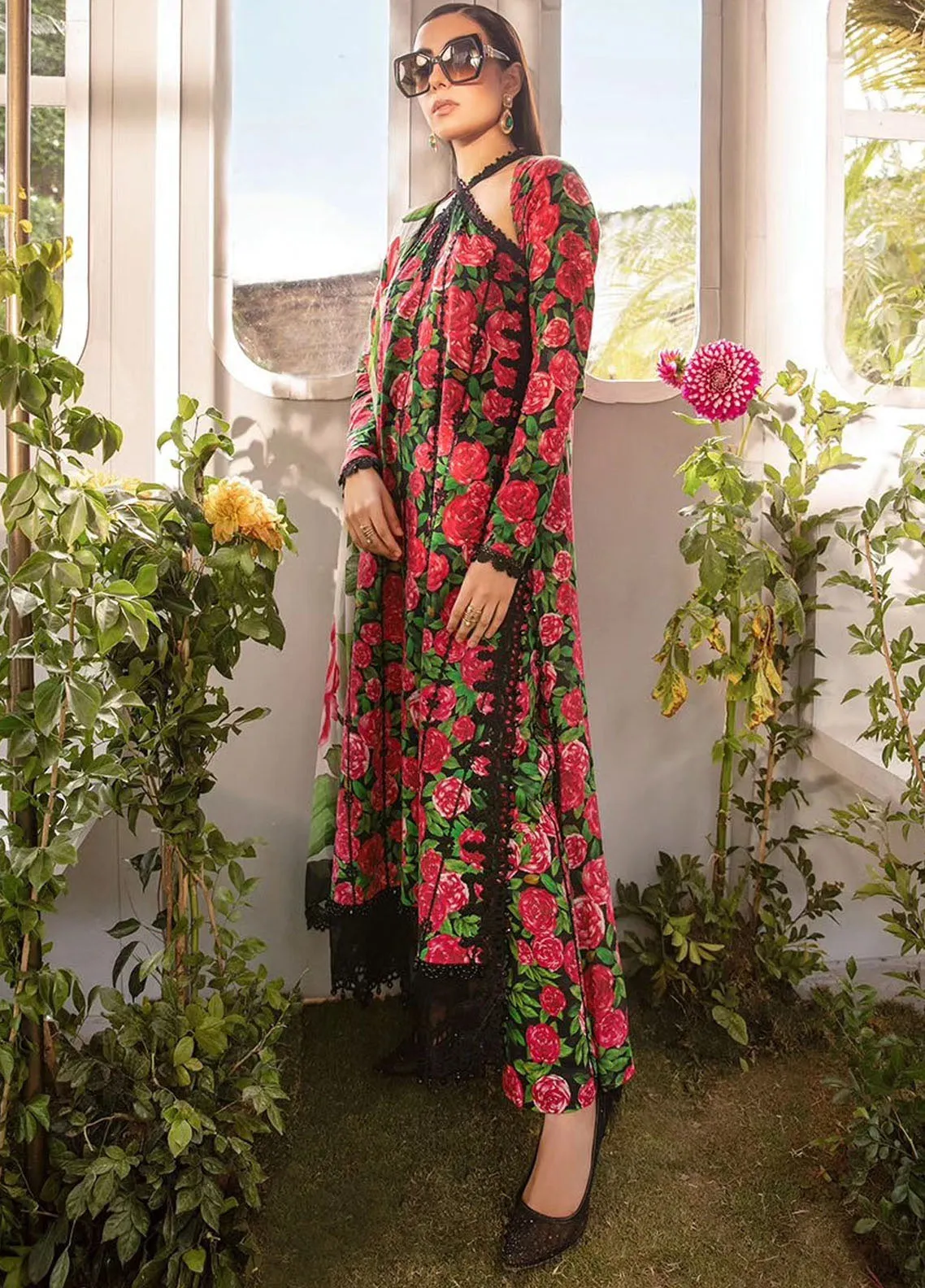 M.Prints By Maria B Embroidered Lawn Unstitched 3 Piece Suit - MB24MPL 6B