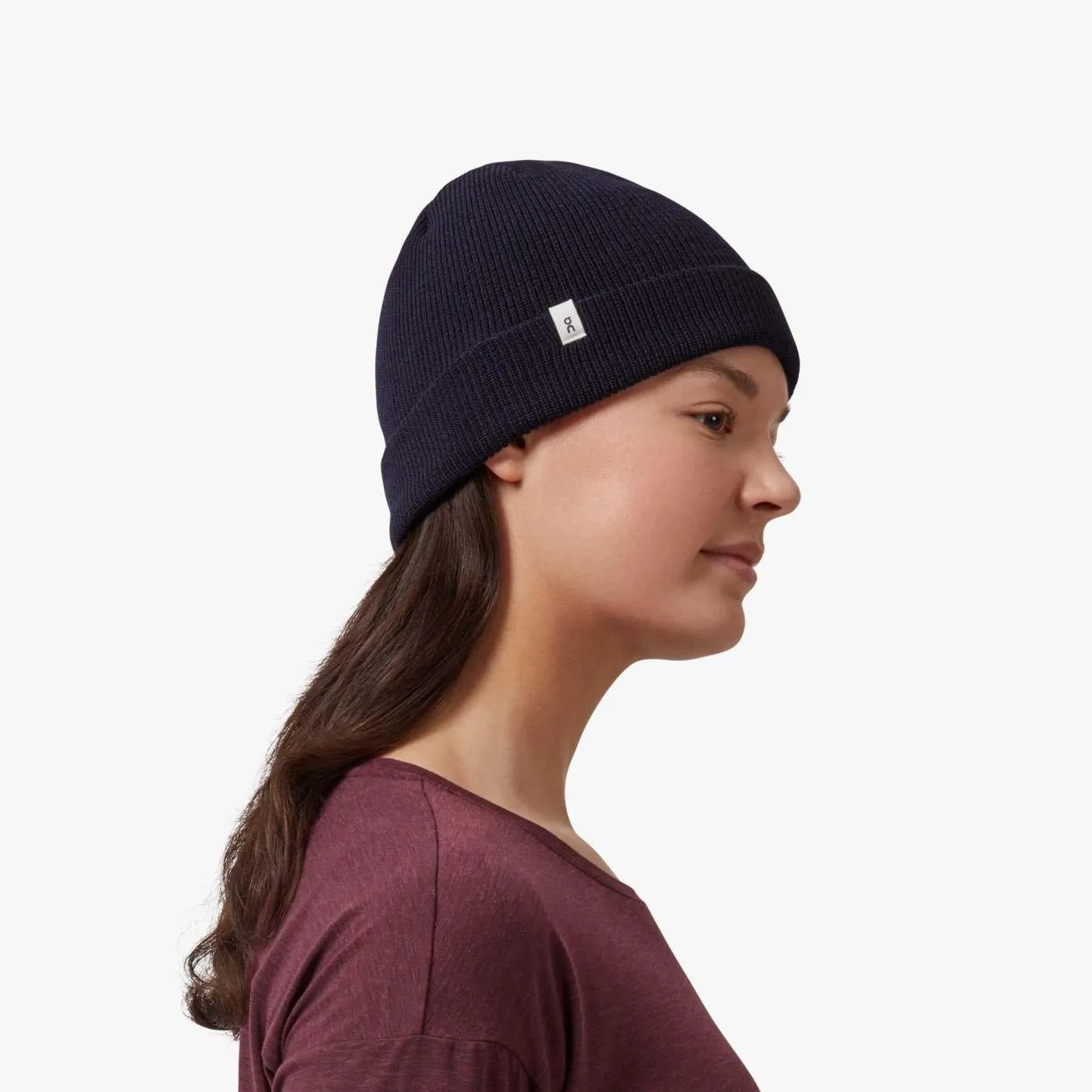 On - Merino Beanie - Navy | Beanies | George Fisher UK