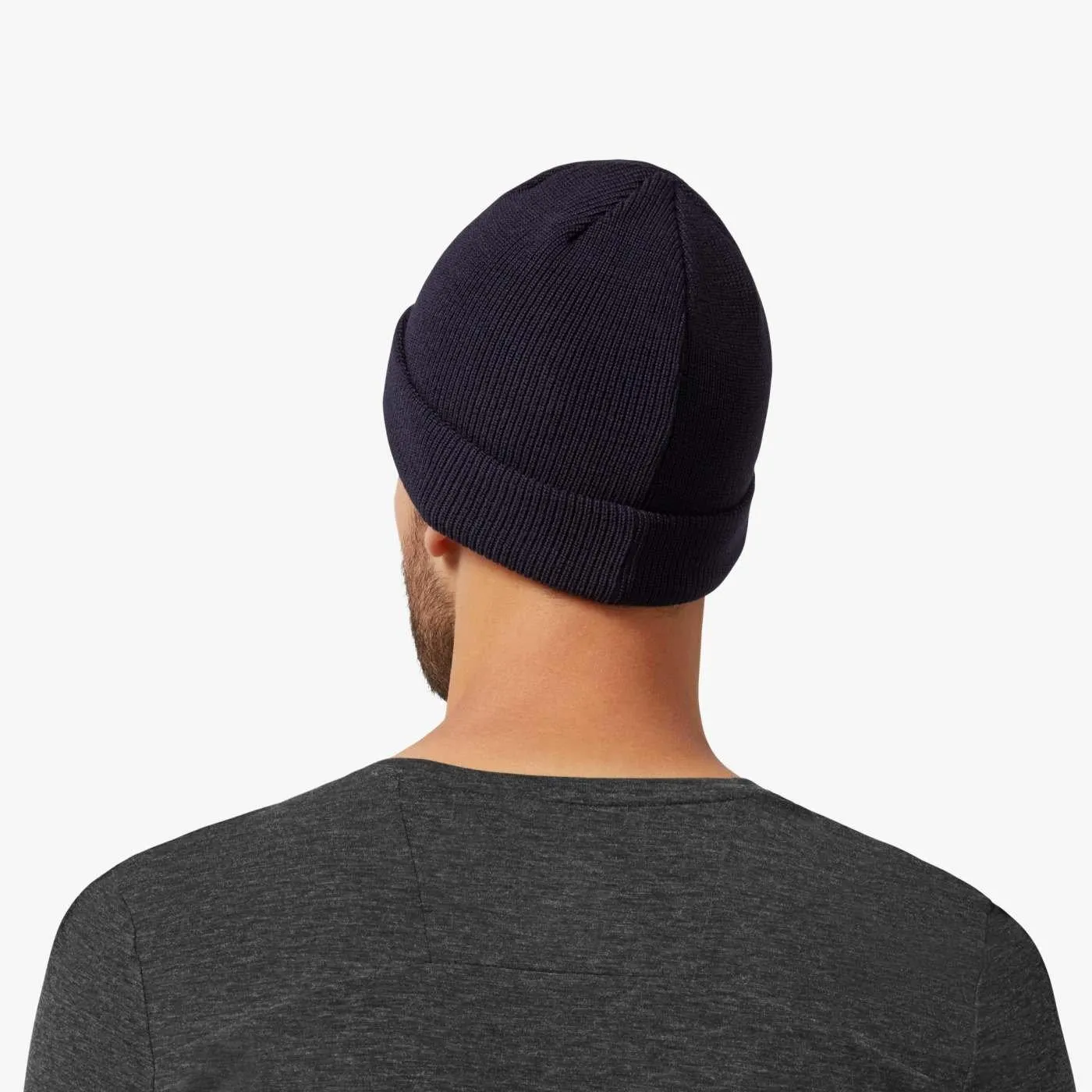 On - Merino Beanie - Navy | Beanies | George Fisher UK