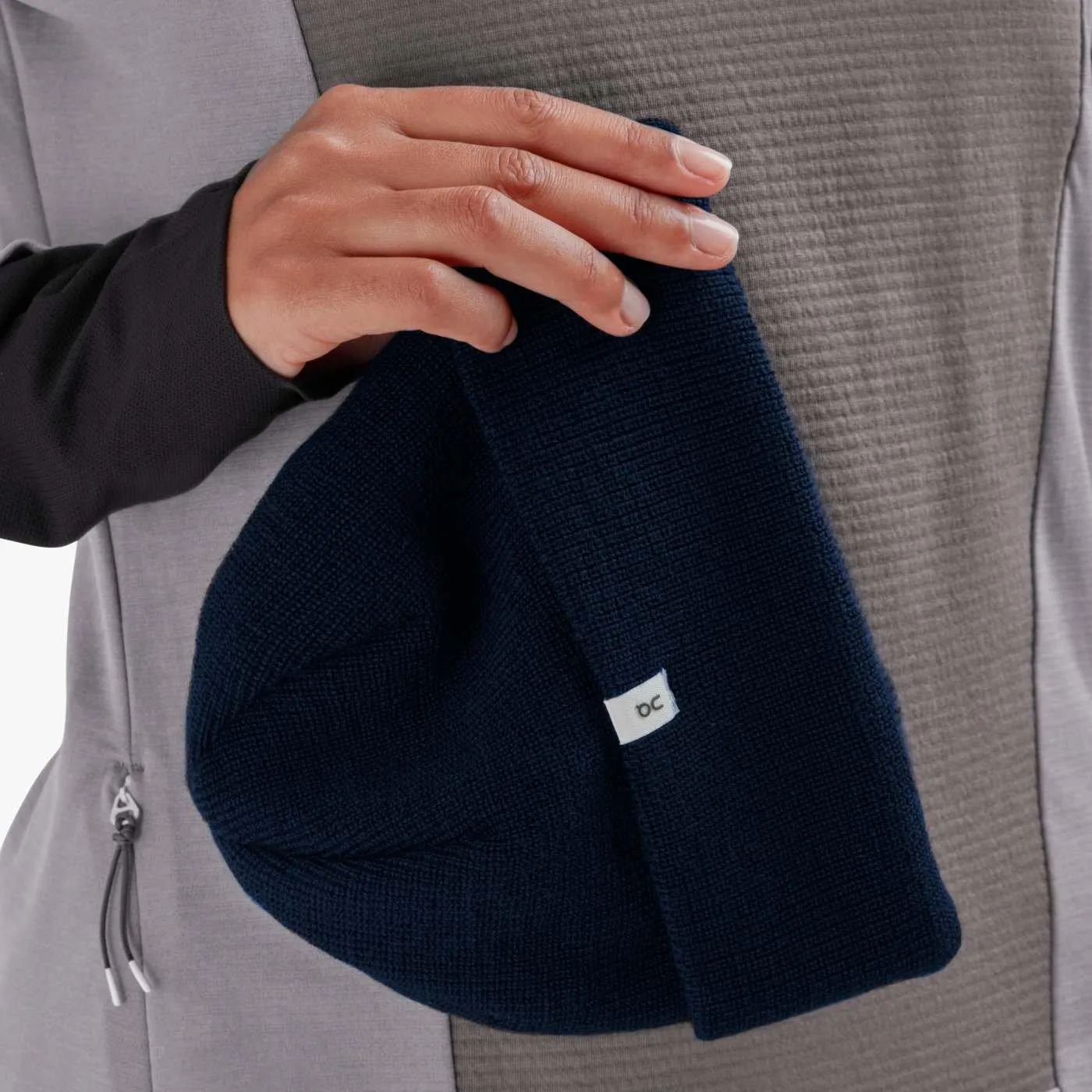 On - Merino Beanie - Navy | Beanies | George Fisher UK