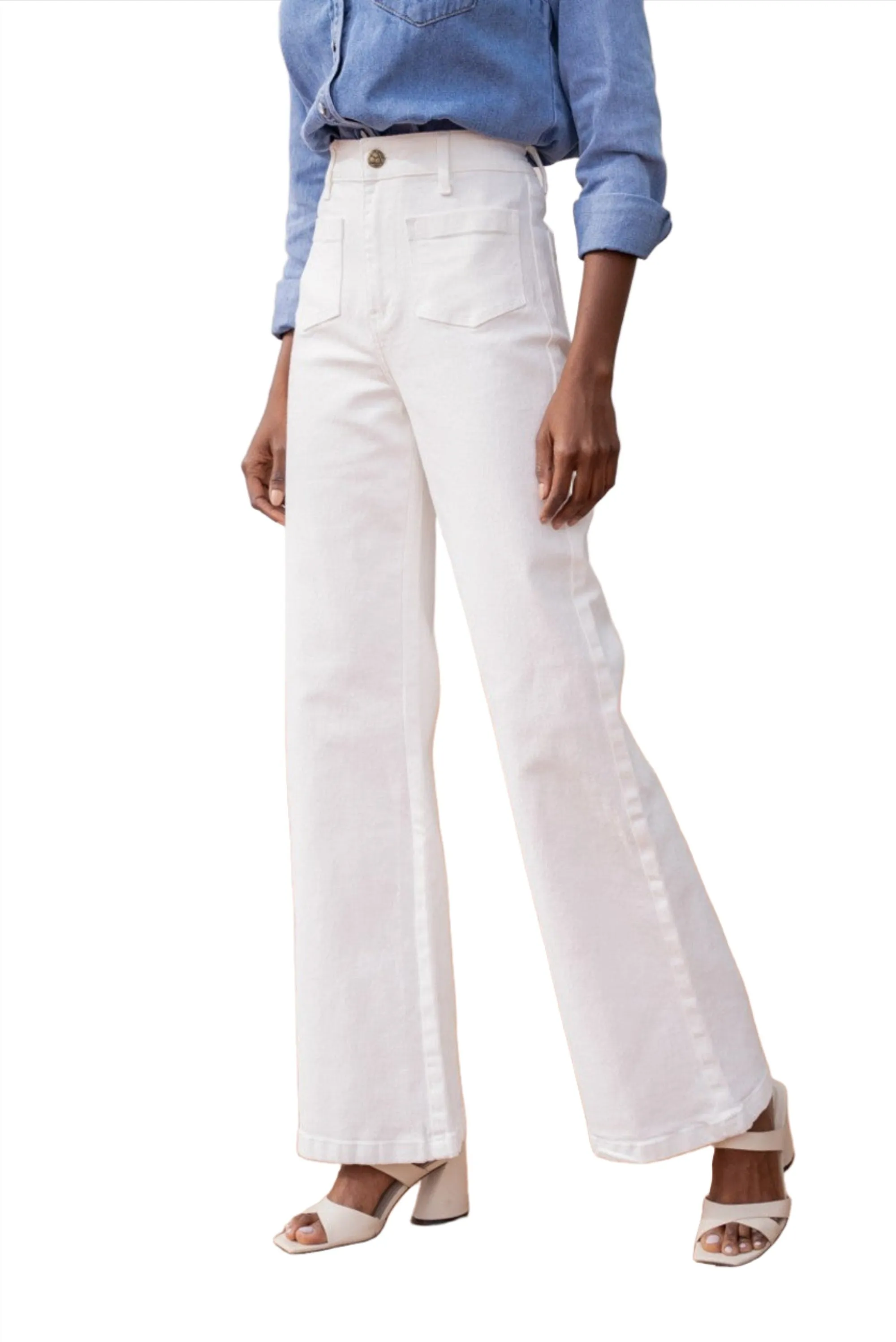 Oraije Paris Gaspard White Jeans