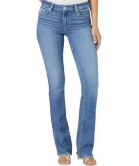 PAIGE Laurel Canyon Boot Petite Jeans In Flamenco Distressed