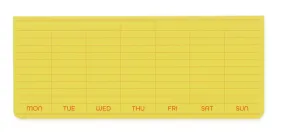 Penco: Sticky Memo Pad - Weekly