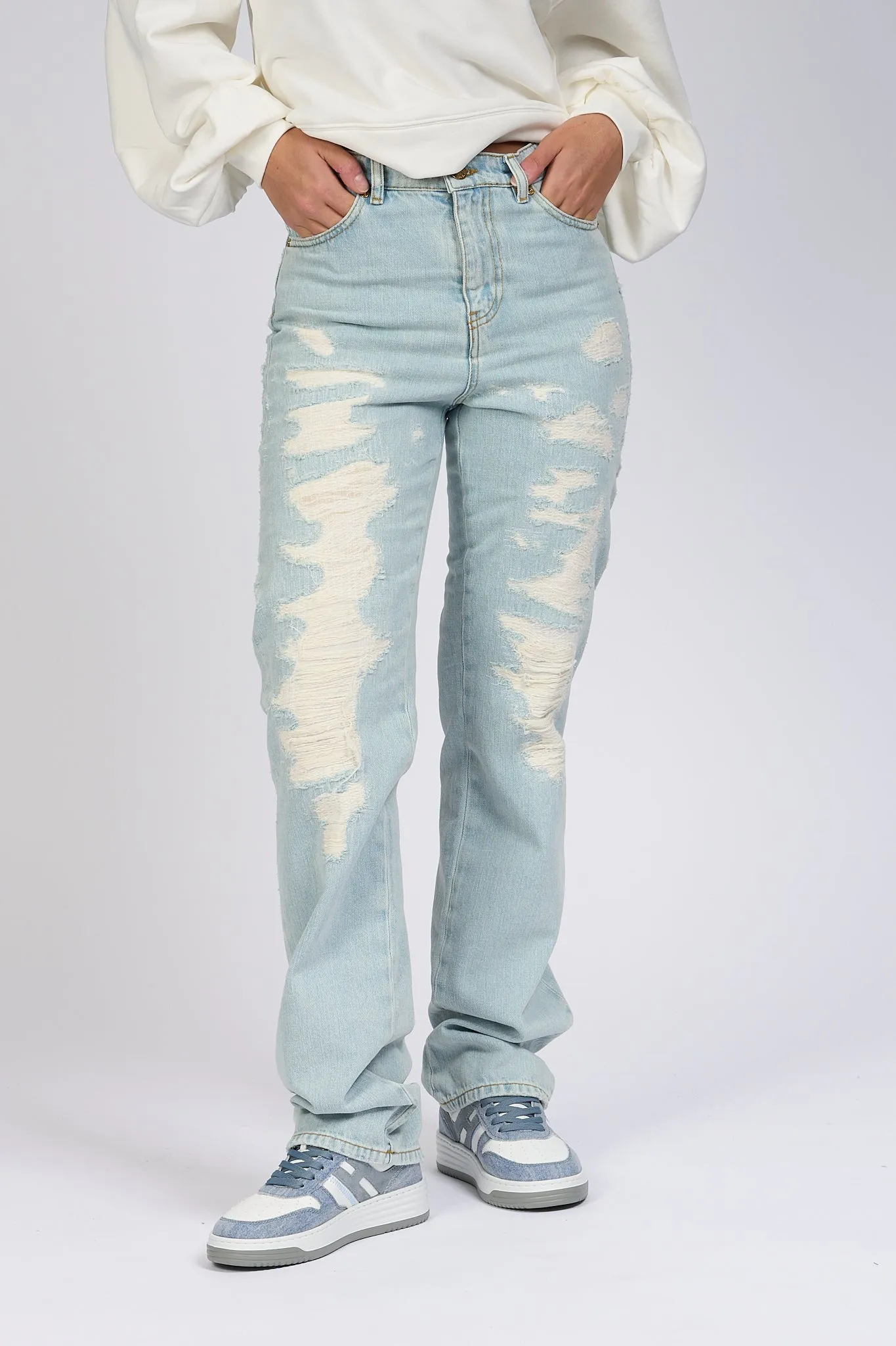 Pinko Jeans Roxanne Azzurro Donna