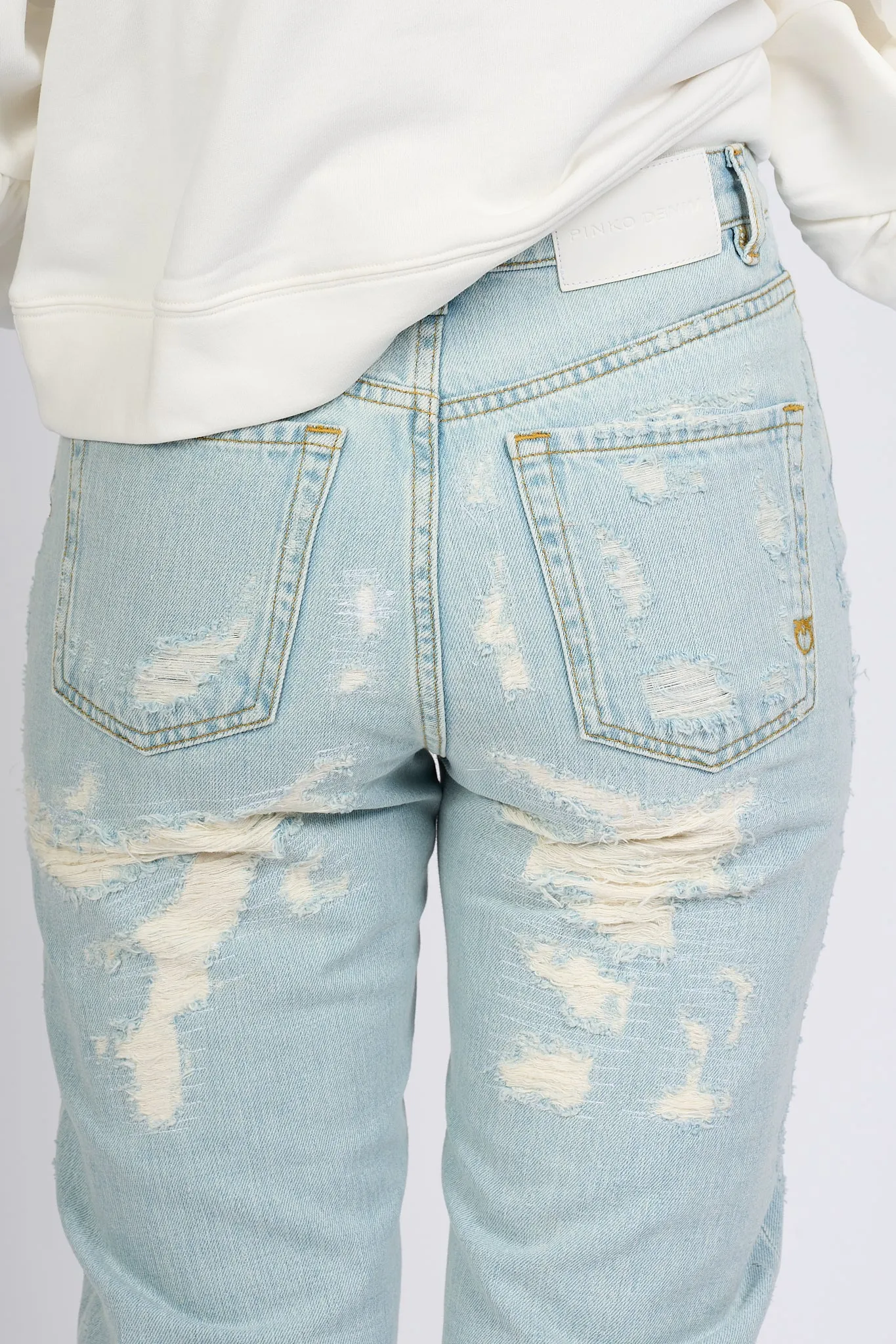 Pinko Jeans Roxanne Azzurro Donna