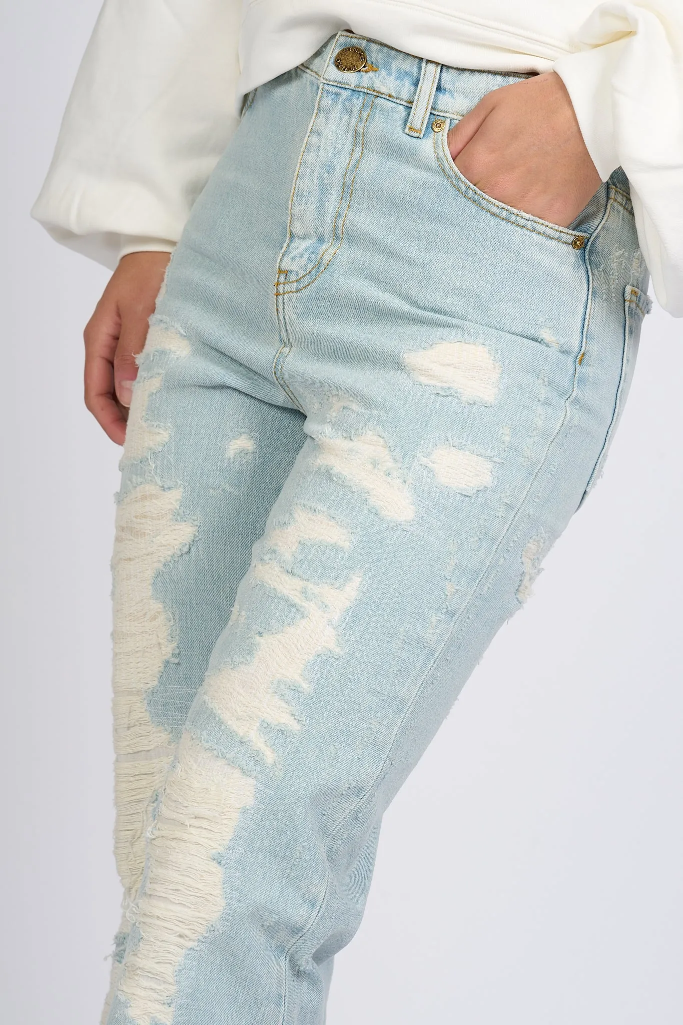 Pinko Jeans Roxanne Azzurro Donna