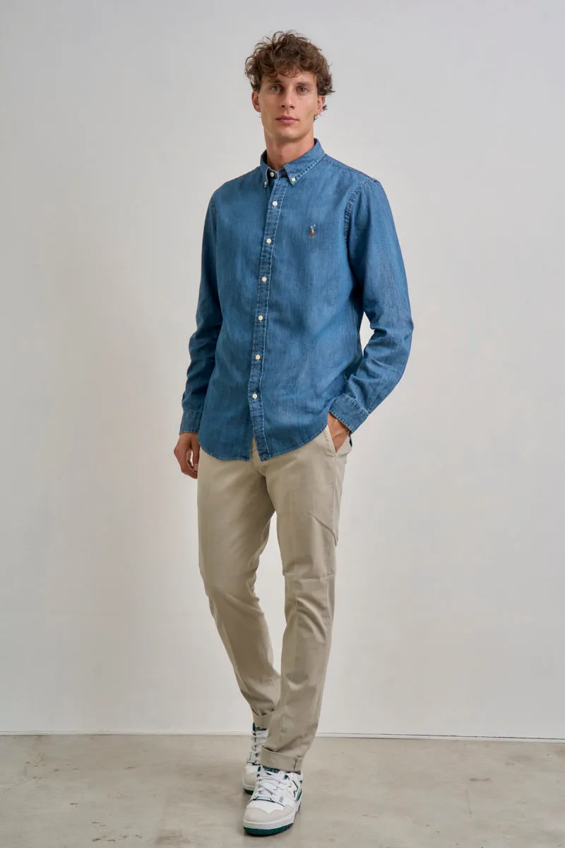 POLO RALPH LAUREN Camicia in denim Custom-Fit