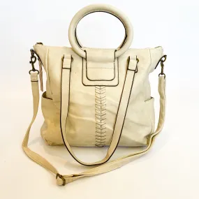 Queue beige structured bag