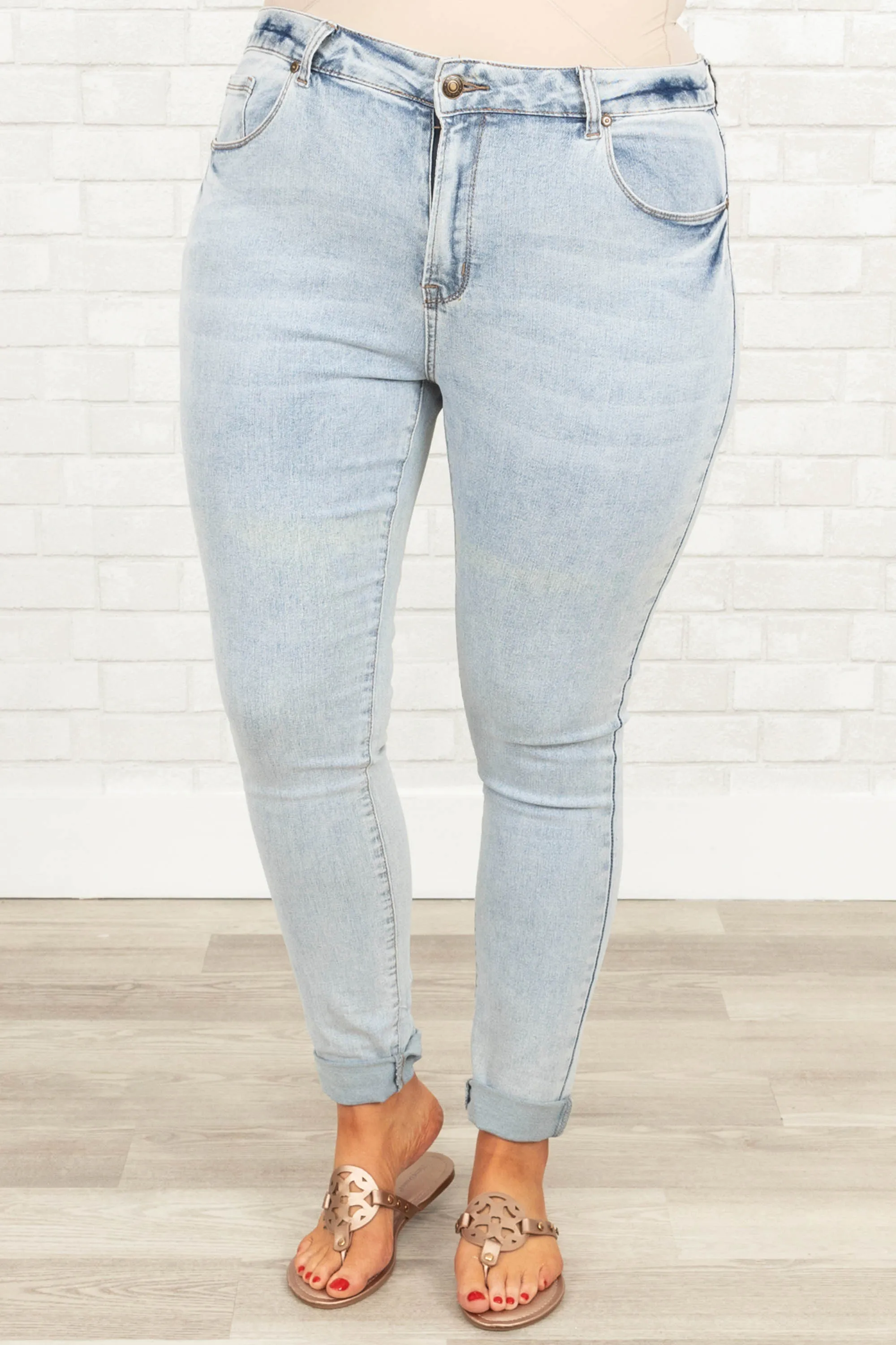 Rockstar Dreams Jeans, Light Wash