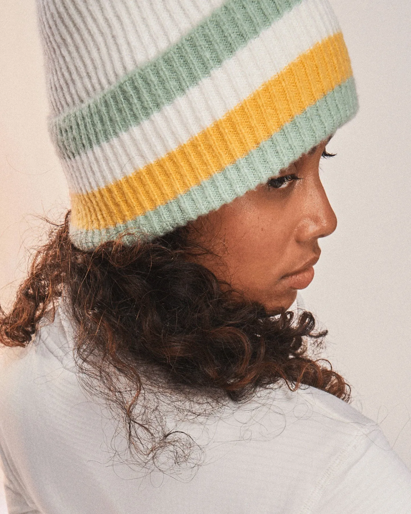 Roxy Women's Gold Hope Beanie - Egret