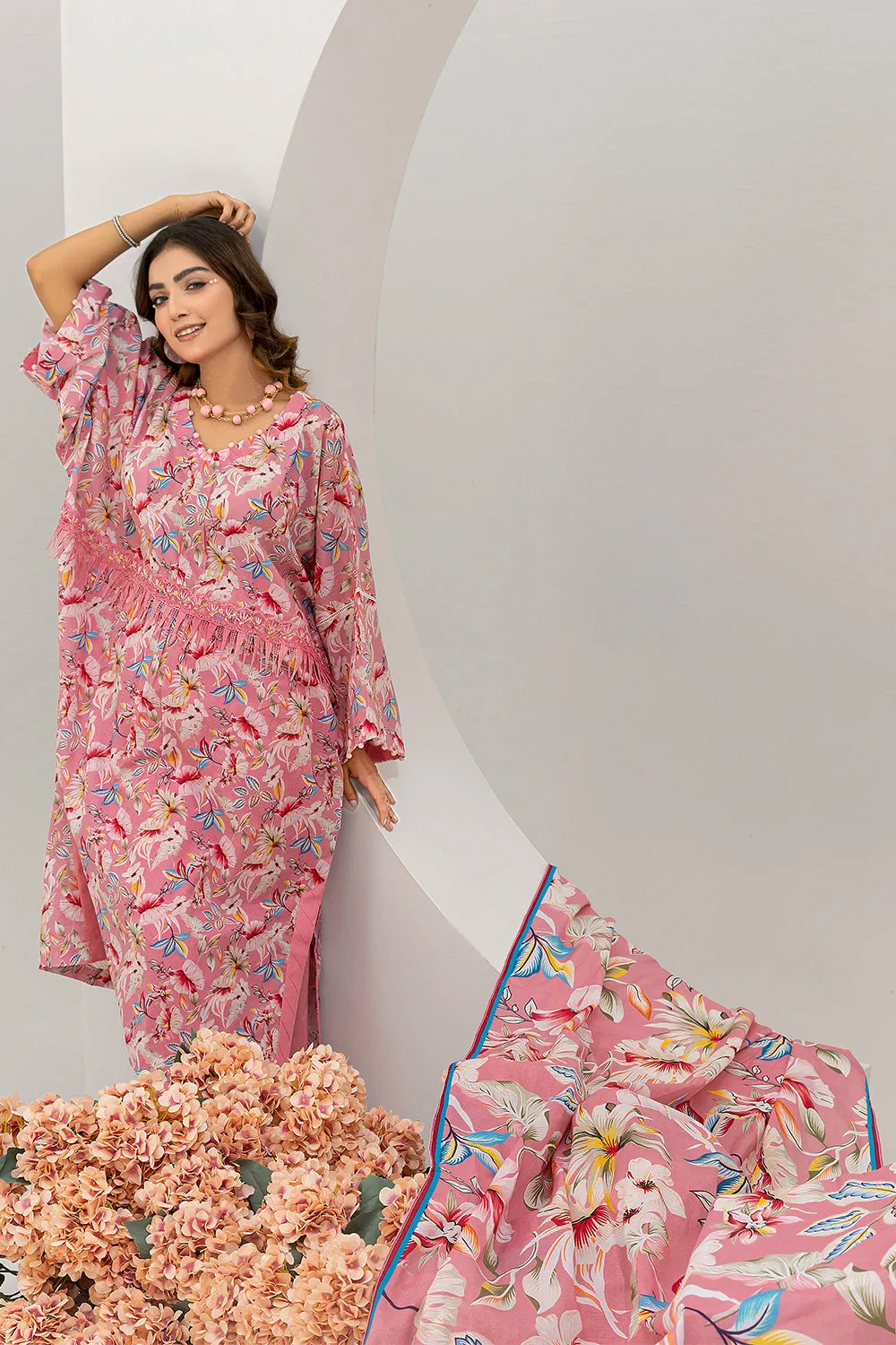 Safwa Praha Vol-03 Digital Printed Lawn Unstitched 3Pc Suit SPH-23