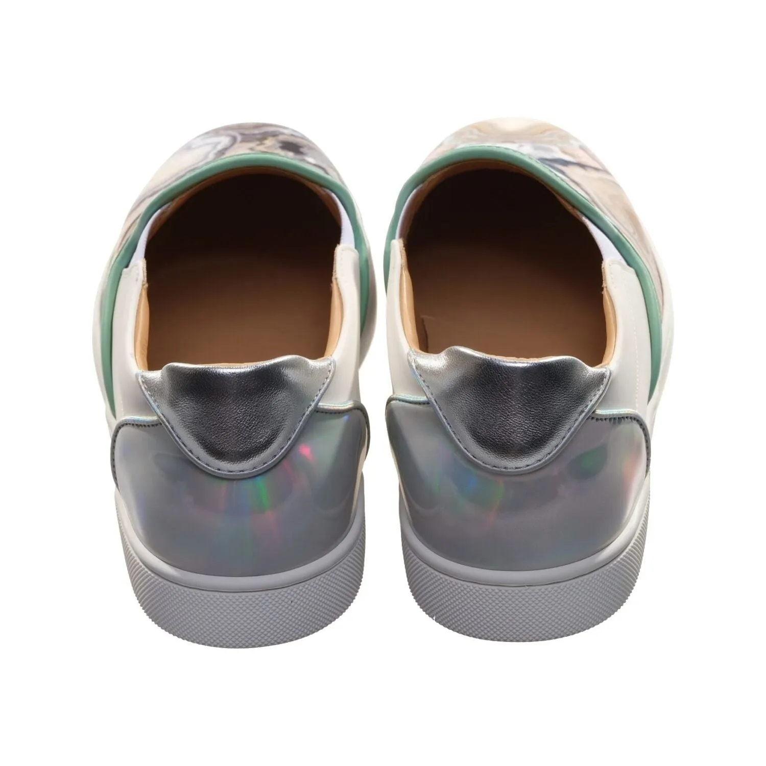 Sailor Boat Orlato Flat Star Agate Print Slip On Sneakers