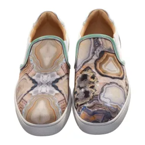 Sailor Boat Orlato Flat Star Agate Print Slip On Sneakers