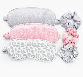 Silky Eye Mask & Scrunchy Set