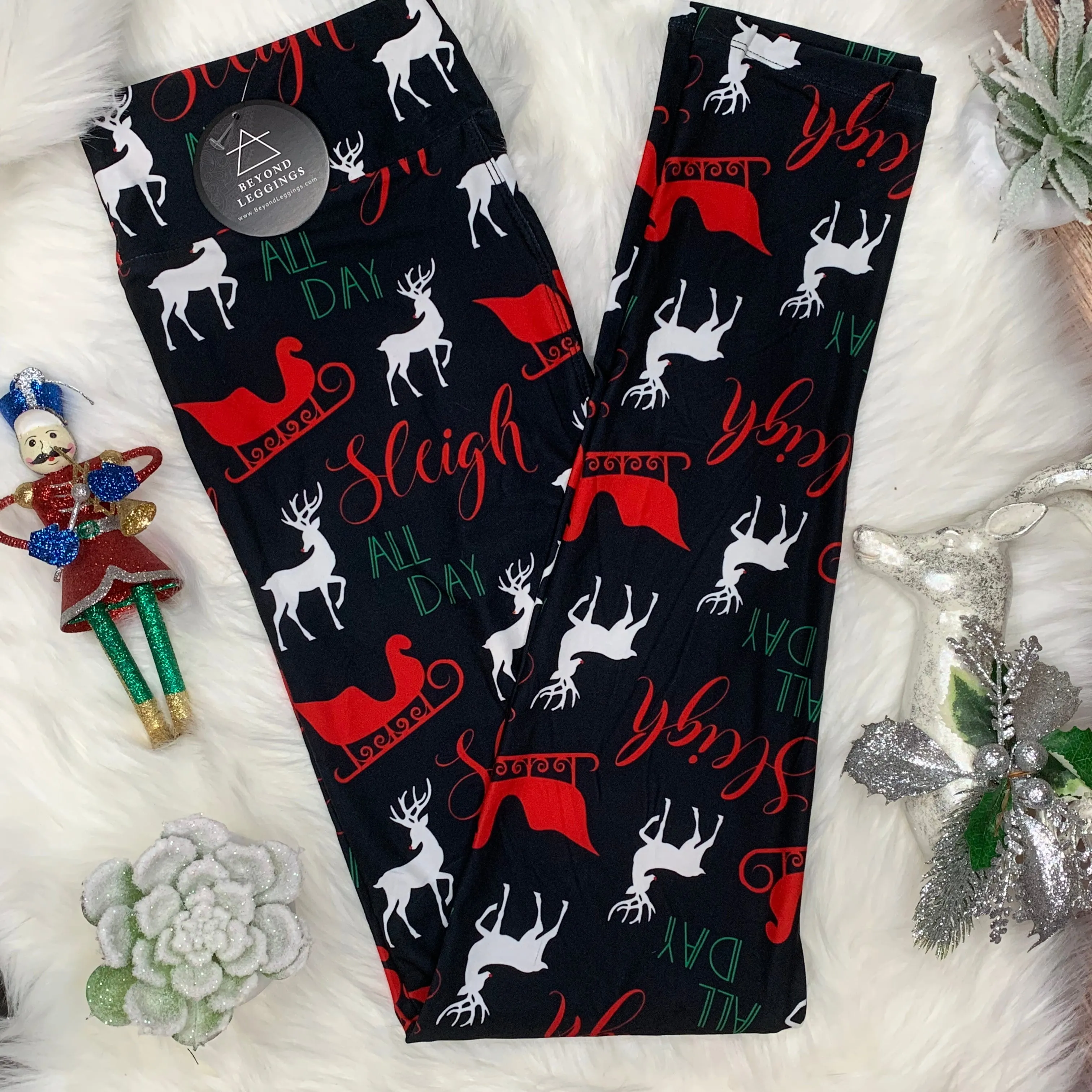 Sleigh All Day Christmas Soft Leggings