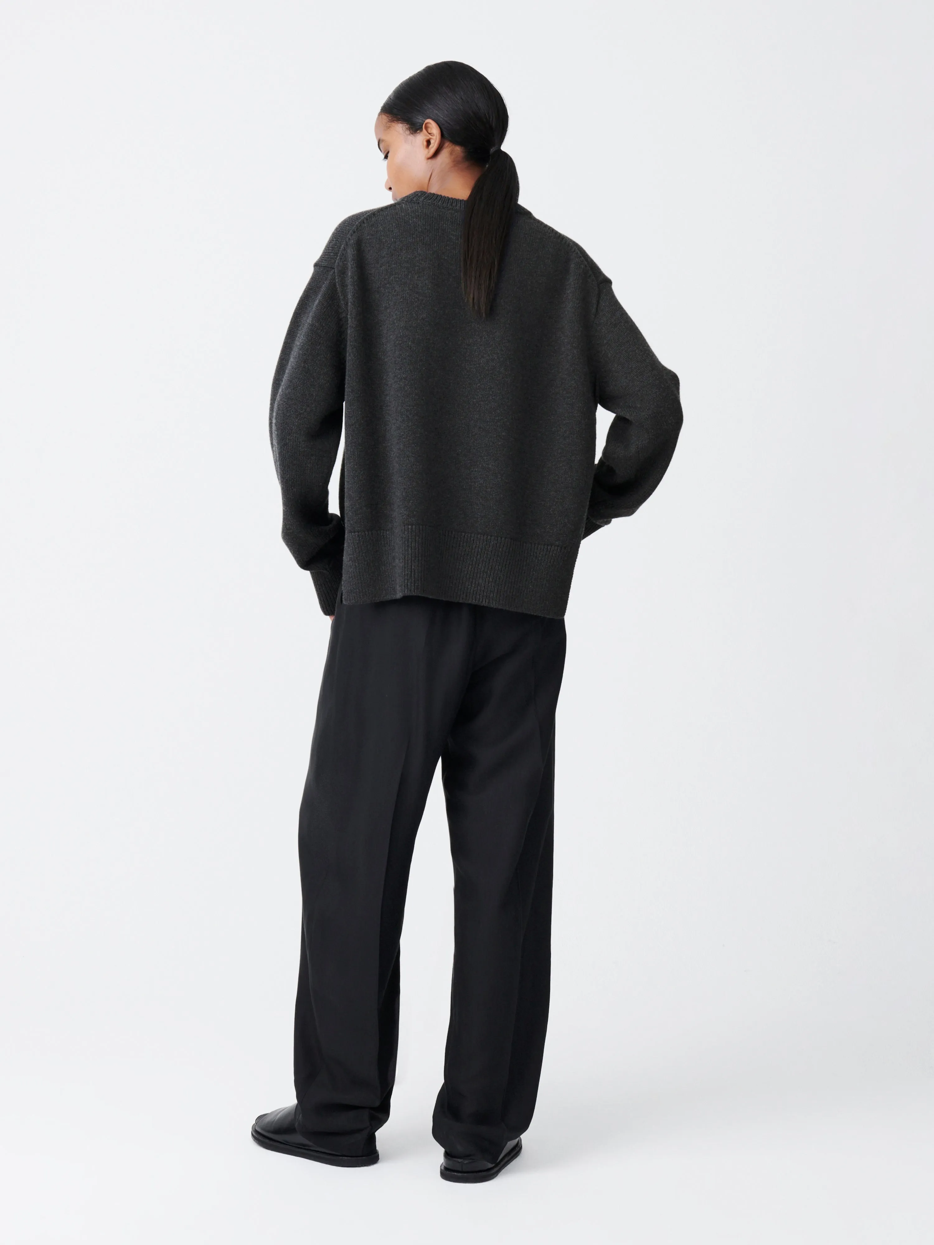 Sperro Wool Pant in Darkest Navy