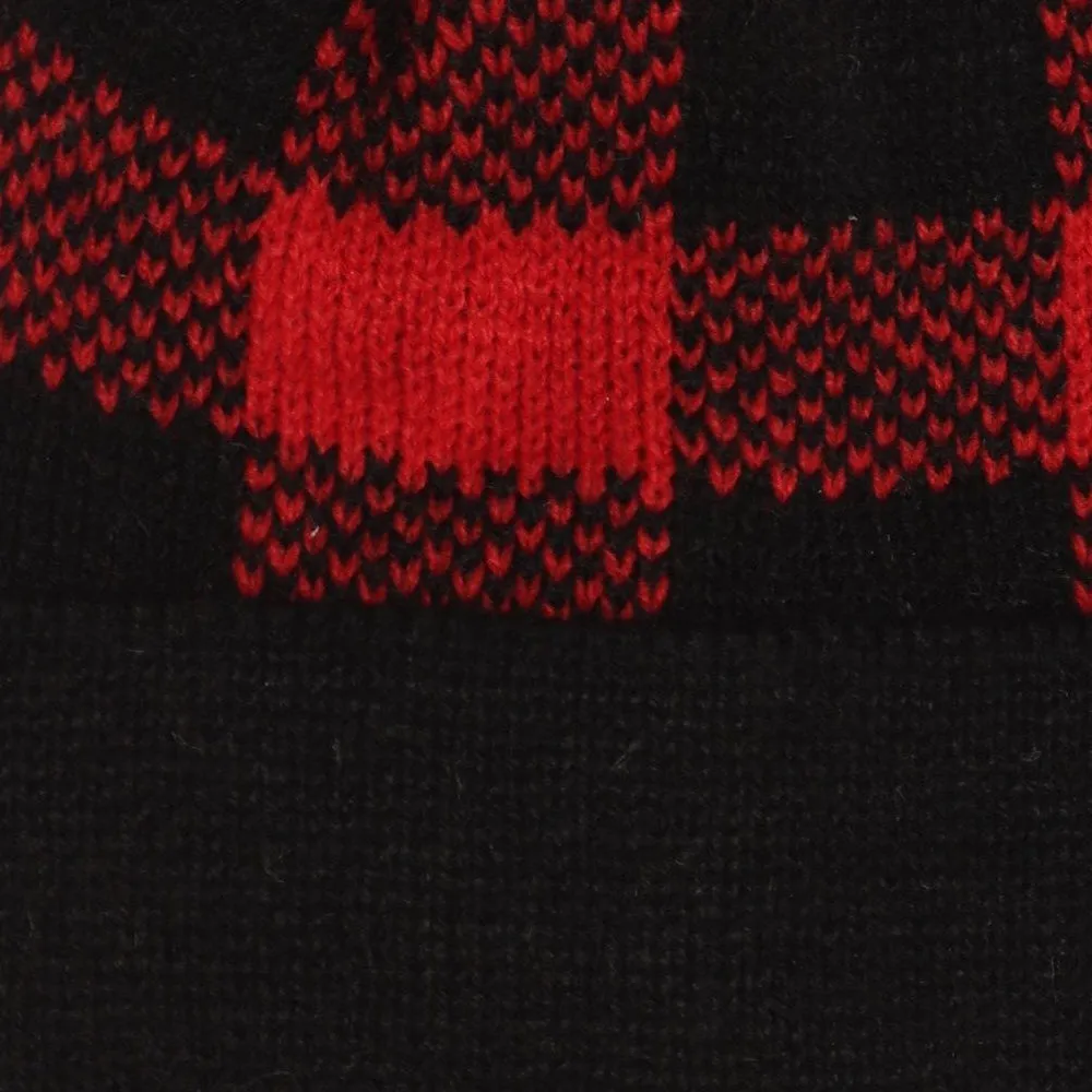 Starfire Baby Buffalo Plaid Pom CC Beanie