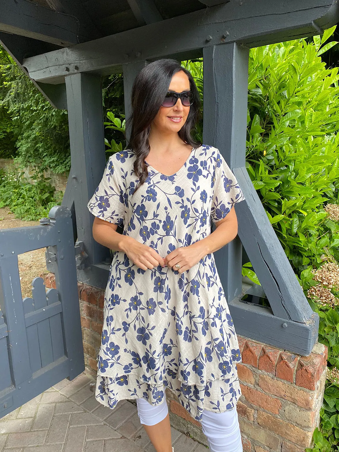 Textured Floral Dress Sunday