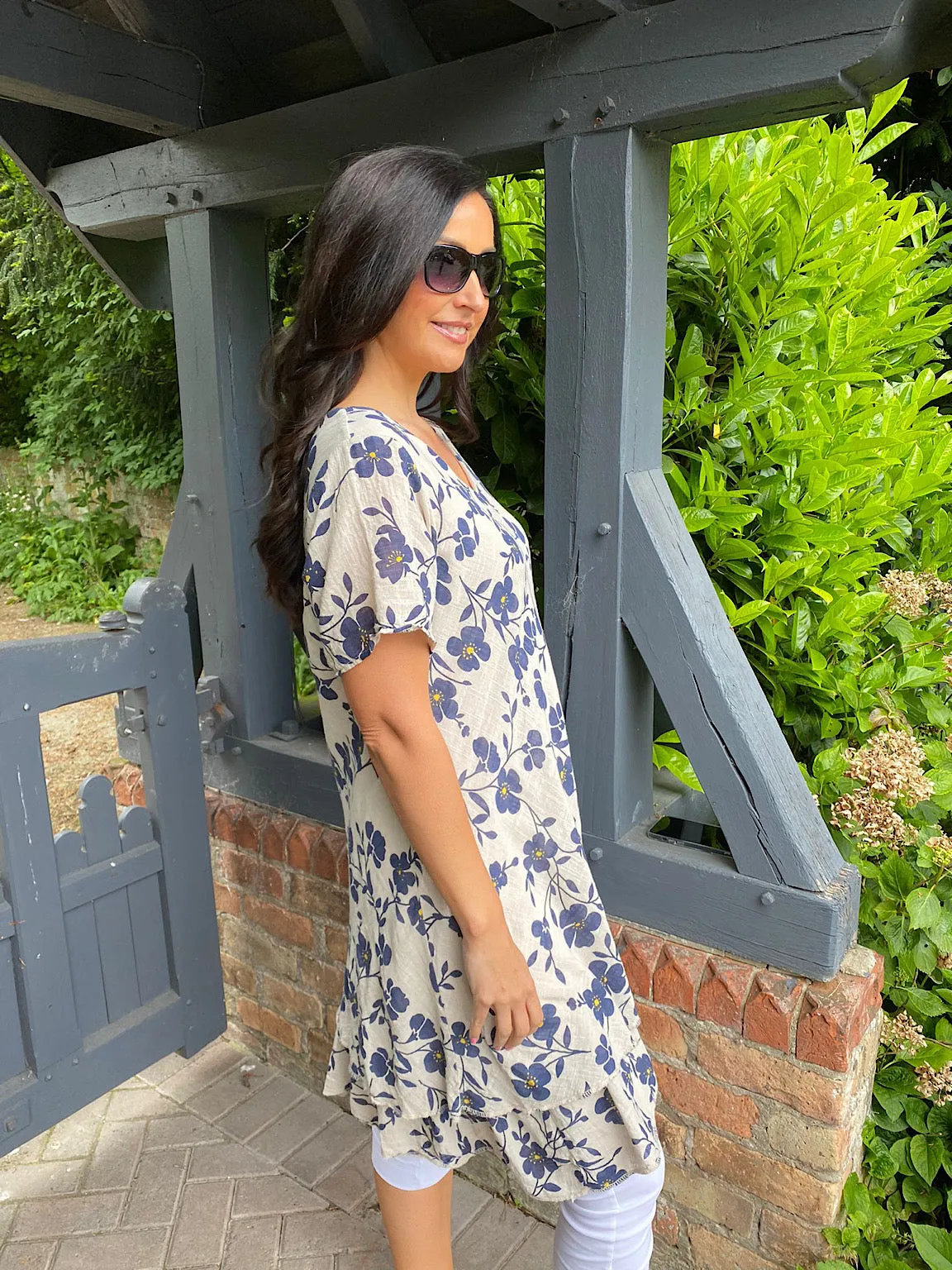 Textured Floral Dress Sunday