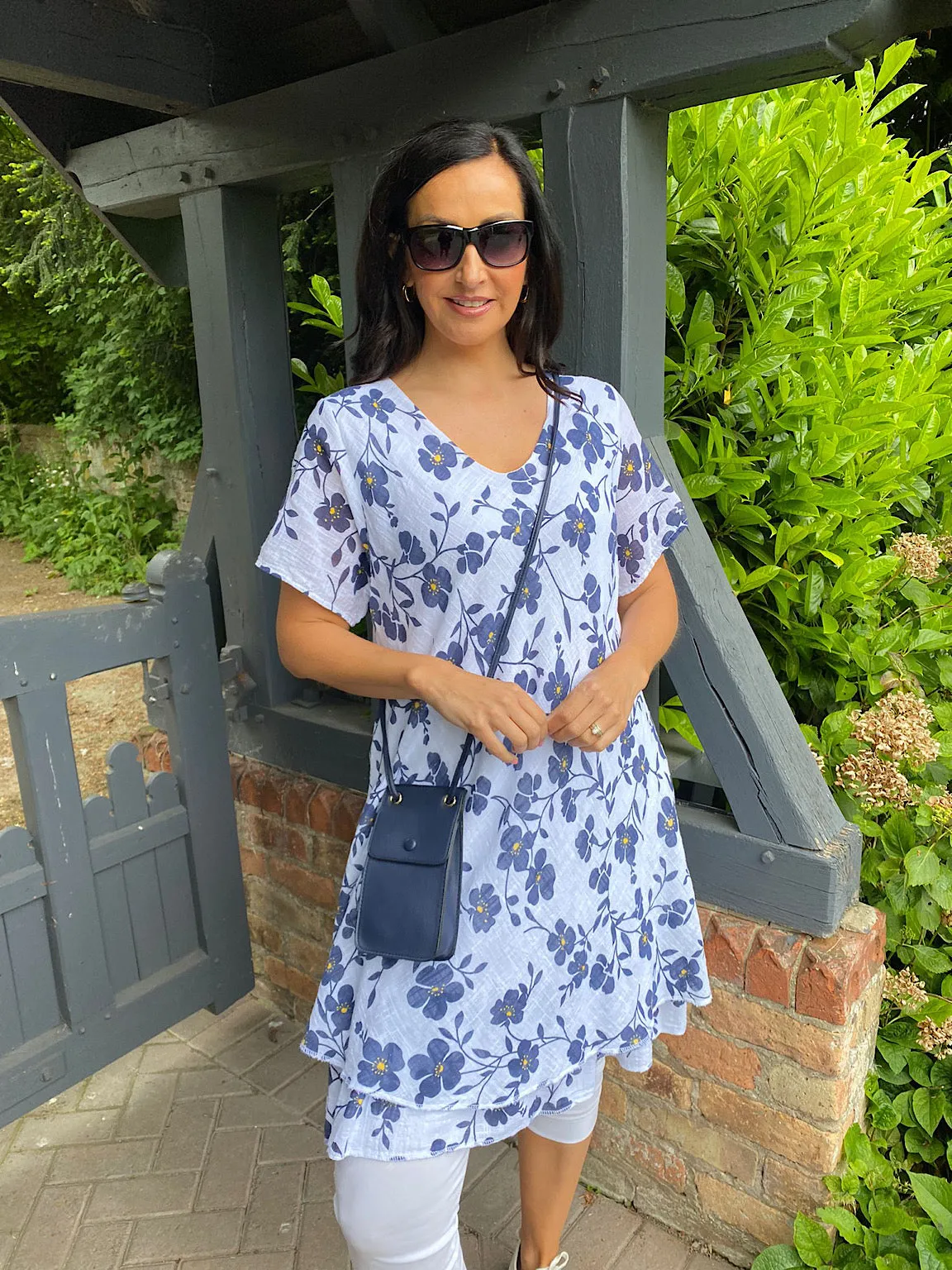 Textured Floral Dress Sunday