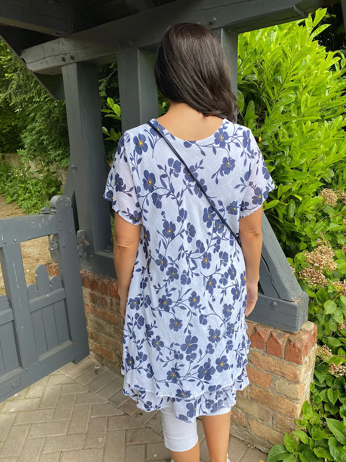 Textured Floral Dress Sunday