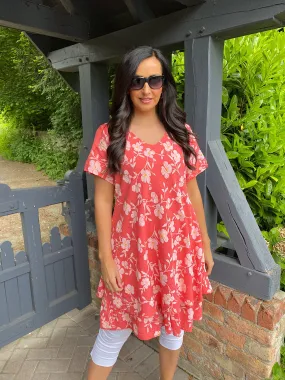 Textured Floral Dress Sunday