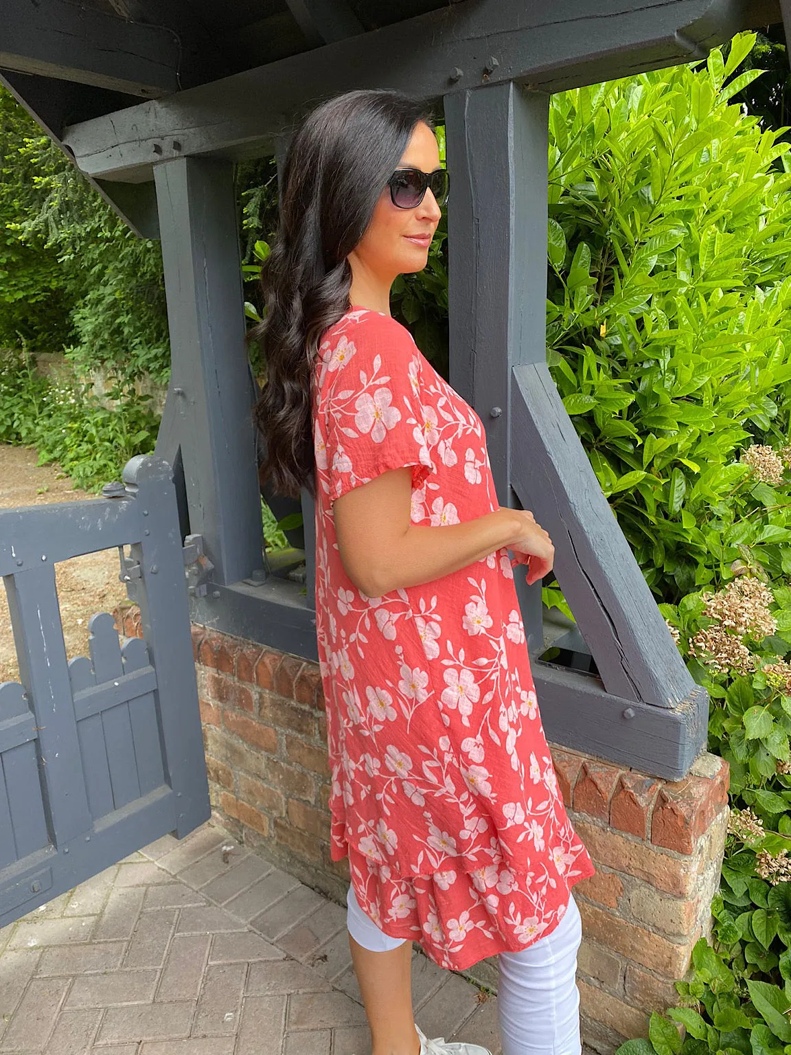 Textured Floral Dress Sunday