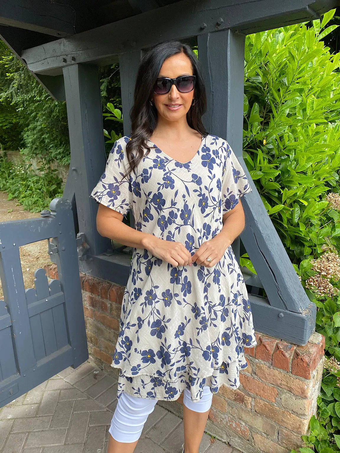 Textured Floral Dress Sunday