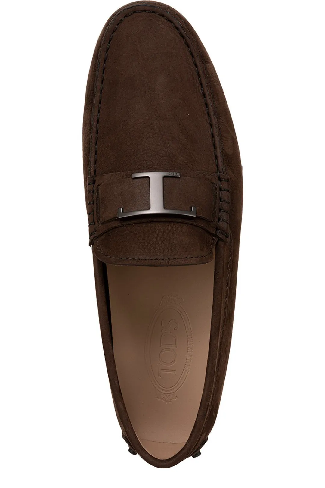 Tod's T Timeless Logo Detailed Gommino Driving Shoes