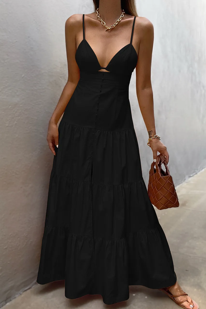 Veronica Maxi Dress - Black