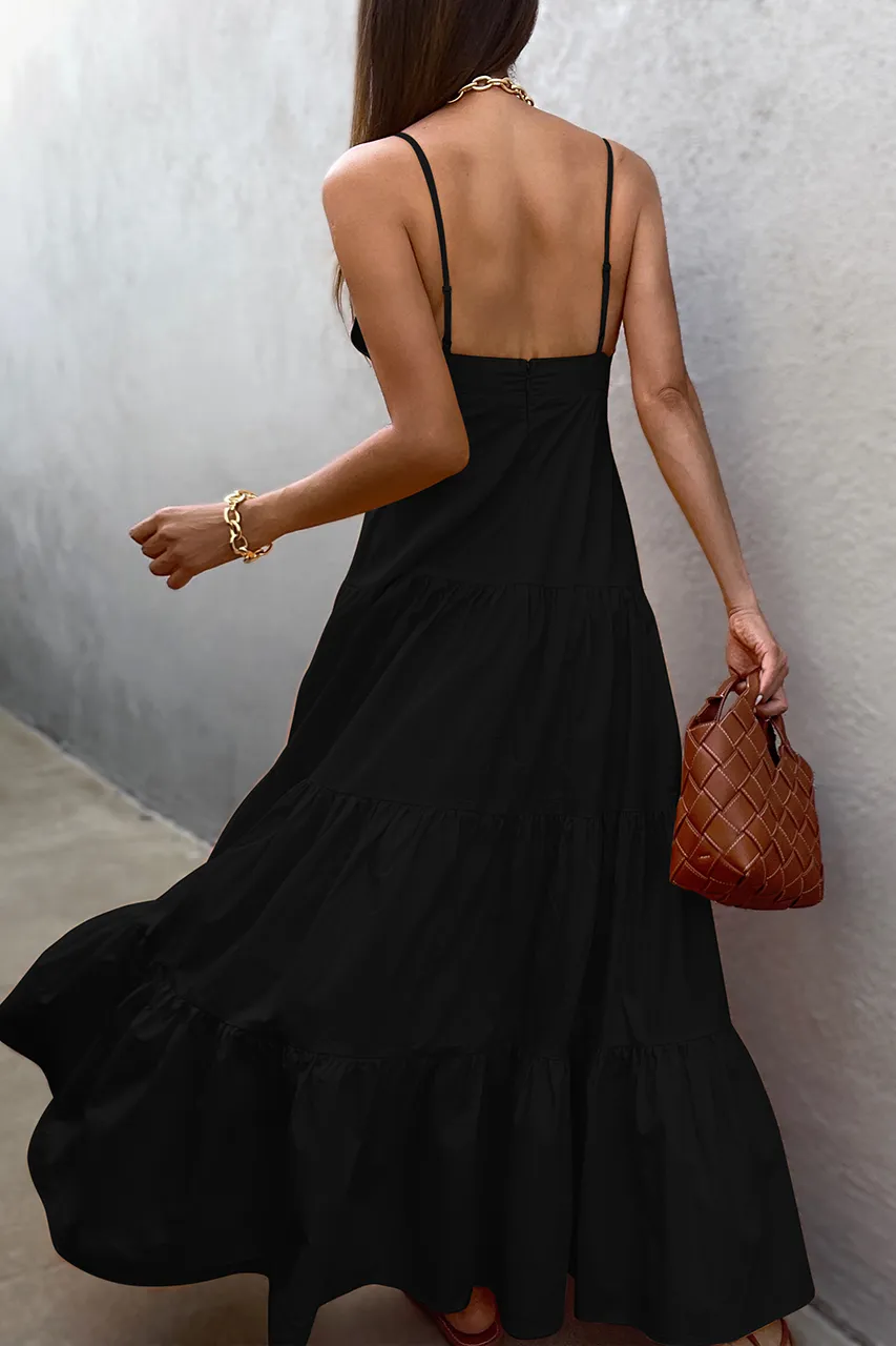 Veronica Maxi Dress - Black