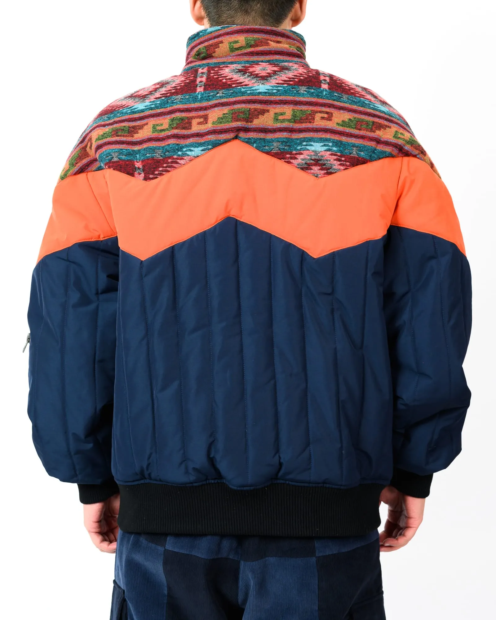 VINTAGE CARPET DOWN JACKET