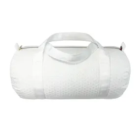 white eyelet Medium Duffel