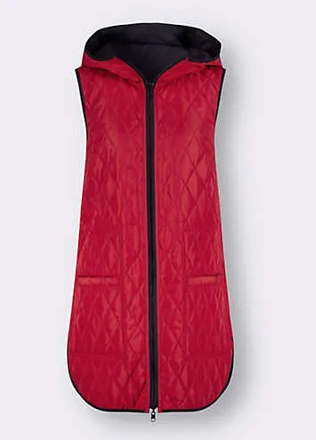 Witt Reversible Hooded Quilted Gilet | Grattan