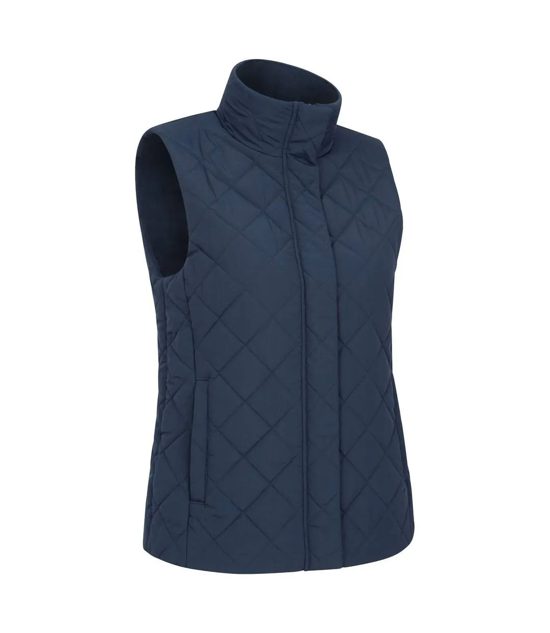 Womens/ladies braila quilted gilet navy Mountain Warehouse