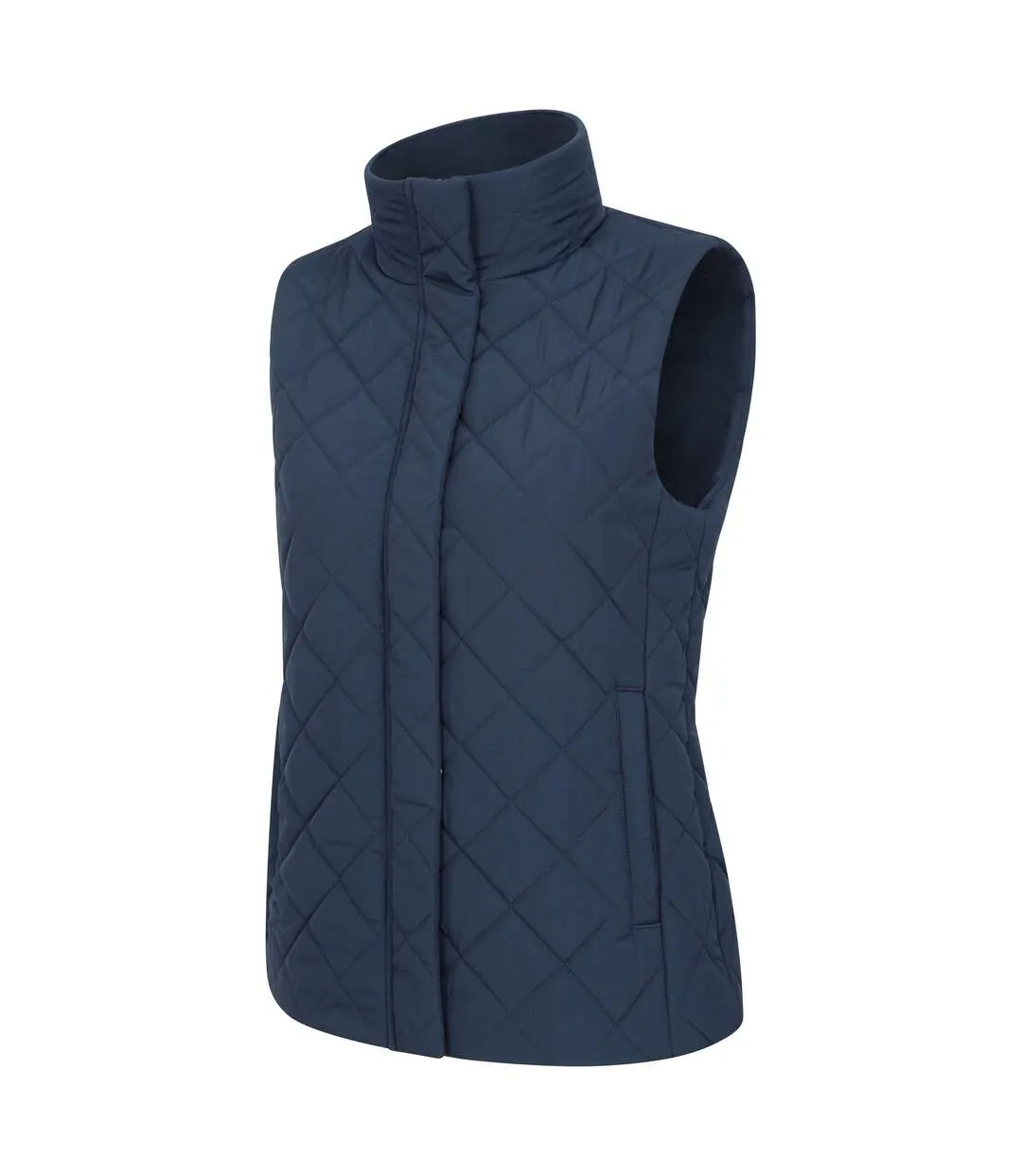 Womens/ladies braila quilted gilet navy Mountain Warehouse