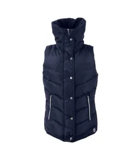 Womens/ladies kimmerston quilted gilet navy Coldstream