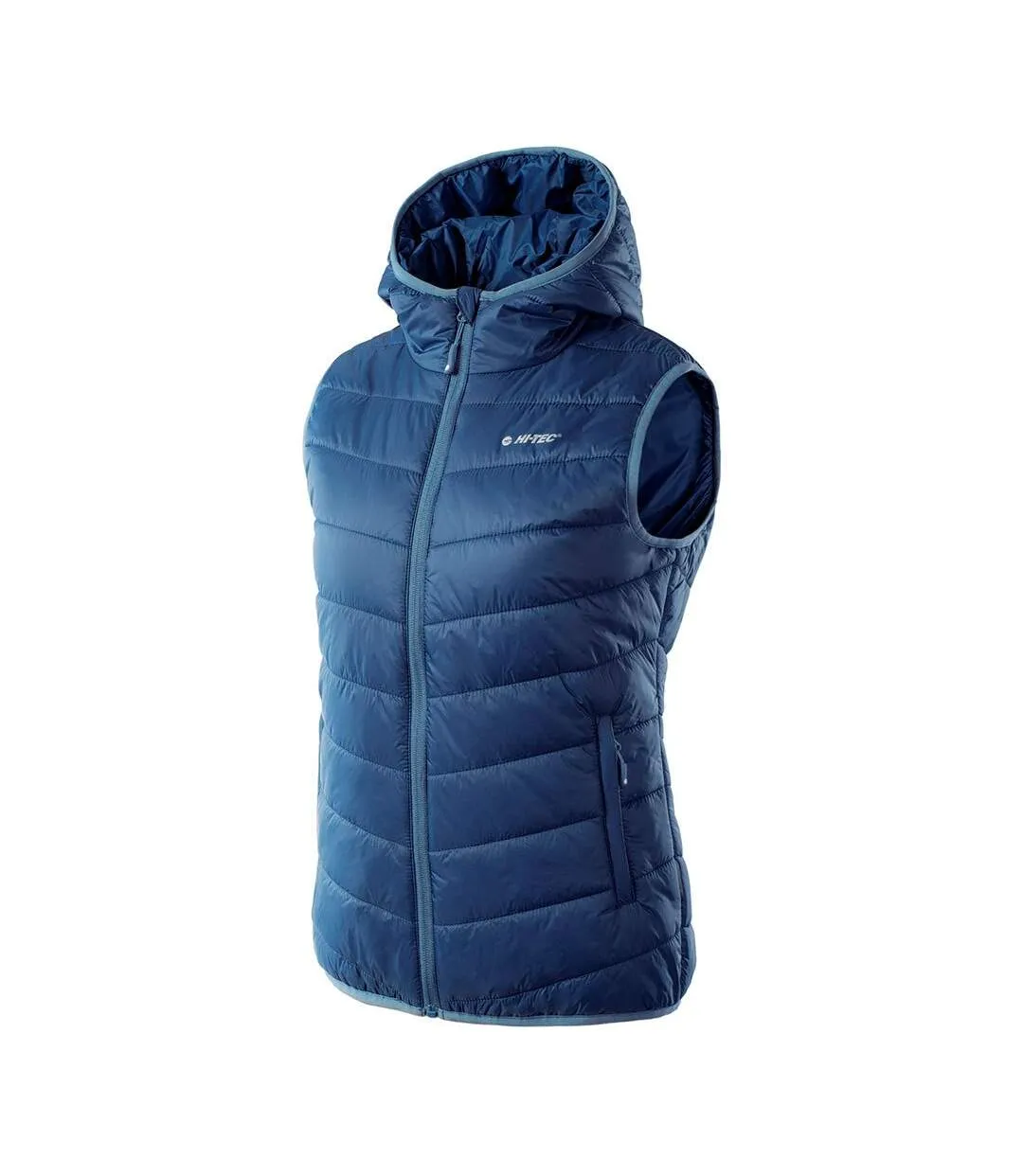 Womens/ladies solnis quilted gilet moonlit ocean/berning sea Hi-Tec