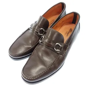 美品◆サントーニ ビットローファー レザー メンズ ブラウン サイズ8.5 SANTONI【AFC30】